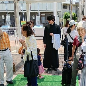 ミサ終了後